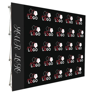 عرض دعائي 8 أقدام خلفية محمولة مخصصة قماش منبثق كشك عرض 10 قدم عرض تجاري معرض - Product Image 3