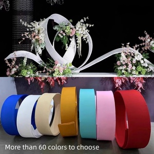 แผงฉากหลังเป็นคลื่นโค้งสำหรับตกแต่งฉากอุปกรณ์จัดงานแต่งงานแฟชั่นขนาด35ซม. * 600ซม. - Product Image 5