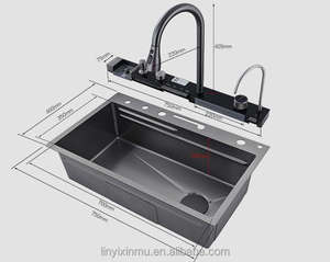 Casa Standard lavello da cucina da incasso con cucina consegna stoviglie stoviglie automatico piano di lavoro lavastoviglie lavelli da cucina - Product Image 4