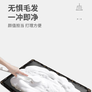 Alfombra de baño Cool Bear con diseño de oso a rayas en 3D, rectangular, absorbente, antideslizante, de fibra de poliéster, diseño de dibujos animados - Product Image 4