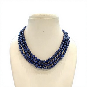 Trois couches de perles Look classique et simple Look élégant collier à la mode pour les femmes et les filles mariages fiançailles et vêtements de fête - Product Image 2