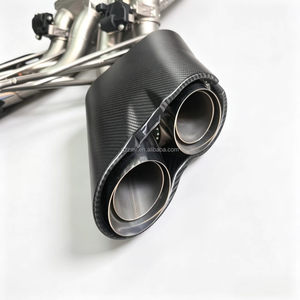 碳纤维 B900 风格排气尾管带阀门系统适用于梅赛德斯奔驰 G63 AMG G500 G 级 W463 W464 改装件 - Product Image 3