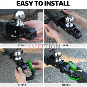 Soporte de <span class=keywords><strong>bola</strong></span> de enganche AMBITION con grillete de recuperación de 3/4 pulgadas, pasador de enganche con bloqueo y <span class=keywords><strong>bola</strong></span> de enganche de 2 pulgadas, compatible con receptor de enganche de 2 pulgadas - Product Image 6