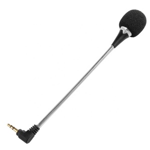 Omnidirektionales Metallmikrofon mit 3,5-mm-Klinkenstecker, flexibles Mikrofon, Mini-Audiomikrofon für Computer, Laptop, <span class=keywords><strong>Skype</strong></span>-<span class=keywords><strong>Chat</strong></span> - Product Image 3