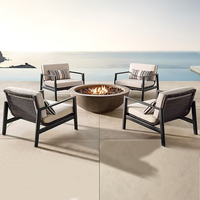 Hochwertige Terrasse Garten Outdoor-Sofa High-End-Hotel Terrasse Wasserdichte Möbel Villa Garten Sofa
