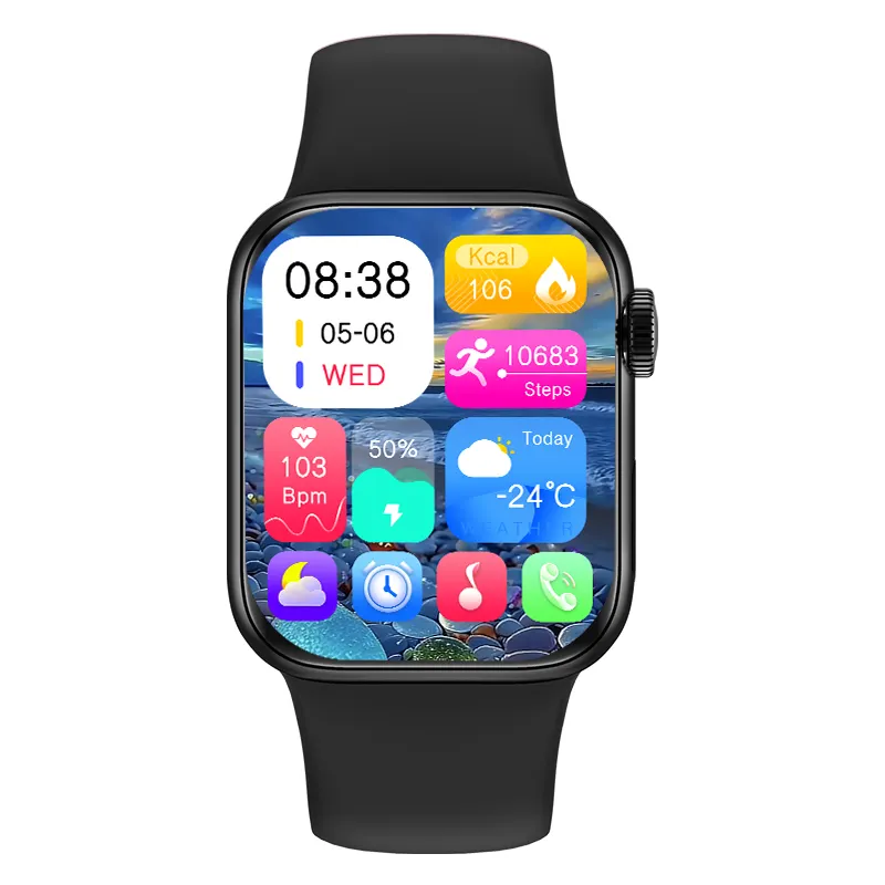 ساعة يد ذكية رياضية مقاومة للماء طراز V9 pro يمكن تقديمها كهدية ساعة يد ذكية مزودة بنظام تحديد المواقع من الجلد الصناعي ساعة يد ذكية ببطاقة sim من الجيل الرابع