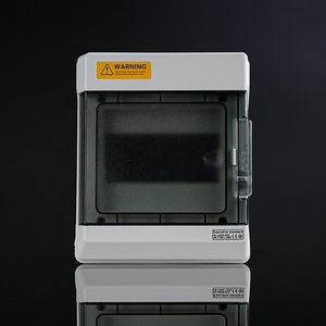 Fácil instalación IP66 impermeable Din Rail PC calidad 4 6 9 12 18 vías caja de distribución de vías con Mini disyuntor - Product Image 1