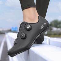 Chaussures de cyclisme sur route pour hommes et femmes, à double boucle rotative, compatibles avec les clips, empeigne perforée, grandes tailles, OEM ODM, faible MOQ