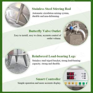 Máquina Pasteurizadora HTST de Pulpa de Vinagre de 1000 Litros, con Bomba de Acero Inoxidable de Alta Precisión, para Claras de Huevo y Mantequilla Pasteurizadas, en Venta - Product Image 4