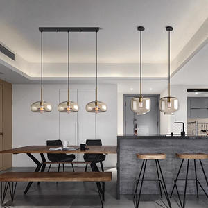 Şeffaf cam küre lamba restoran Bar Modern Minimalist tek kafa kişilik yaratıcı küresel kabarcık kolye lambaları. - Product Image 3