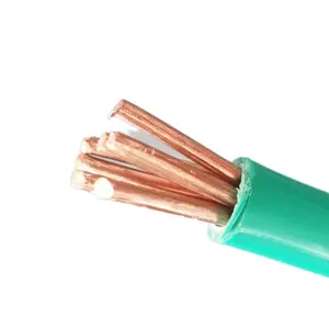 Hot 1.5mm 2.5mm 4mm 6mm 10mm single core copper pvc house wiring electrical cable and wire price building wire