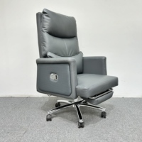 Chaise de bureau de direction moderne Matériau en cuir maillé confortable avec conception de levage Chaise d'ordinateur rotative appartenant à l'usine chinoise
