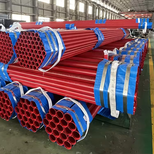 1/2 "-8" ral3000 sơn epoxy Đỏ ul chữa cháy hàn ống thép sch10 <span class=keywords><strong>sch40</strong></span> Ống - Product Image 3