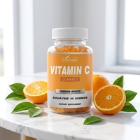 Gummies Biocaro à la vitamine C, au collagène et au zinc pour adultes, pour un équilibre nutritionnel quotidien