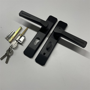 Manija de Aluminio con Bloqueo de Palanca para Puerta Corredera de Vidrio, Diseño Moderno y Simple para Uso Doméstico - Product Image 3