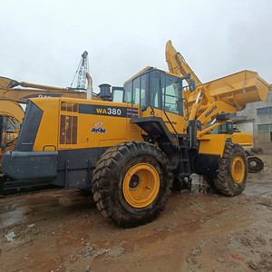 Cargadora frontal Komatsu WA380 WA320 WA300 470 usada, carga nominal de 15 toneladas, motor CAT3304, potencia de 92KW, origen Japón, cargadoras usadas. - Product Image 1