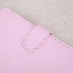Custom Pu Leather <strong>Budget</strong> <strong>Binder</strong> Office Supplies With Buckle Notebook Planner Cover A5 <strong>Binder</strong> Ring Bound Planner - Product Image 6