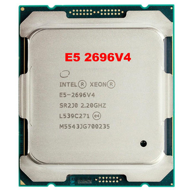 CPU Intel Xeon E5-2696V4 CPU Intel Xeon E5-2696 V4 (SR2J0) 22-Core 2.20GHz LGA2011-3 55MB
