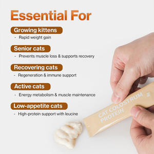 Nuovo Integratore per <span class=keywords><strong>Gatti</strong></span> TK con Lattoferrina, Proteine del Colostro e Supporto Immunitario - Product Image 3