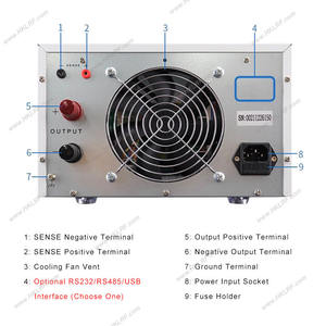 Régulateur de tension CC programmable ETOMMENS ETM-3050 30V50A 6000W, alimentation électrique, appareil de test expérimental - Product Image 4