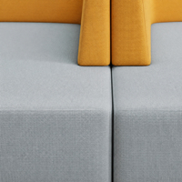 Ensemble de canapés modulaires en forme de U personnalisés pour appartement, vente en gros OEM