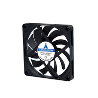 Ventilateur de refroidissement sans balais 80 mm x 10 mm 8010 12 V CC haute performance pour boîtier d'ordinateur - Ultra fin pour remplacement de refroidisseur de processeur LED DIY