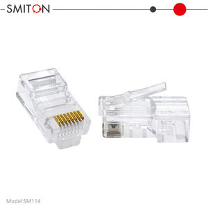 UTP Cat5 Cat5e RJ45 Konnektör Örgülü Ağ Kablosu Terminali 8P8C Altın Kaplama Modüler Fiş - Product Image 5