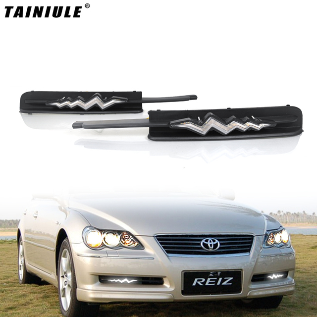 Wholesale Factory Selling Car LED Daytime Lights Fog Lamps Bumper Lights Front Headlight LED Head Lamp for Toyota MATRIX REIZ