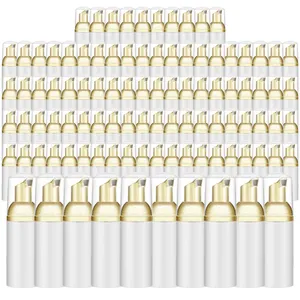 Botol Pompa Busa Plastik Label Kustom Grosir Pembersih Bulu Mata Botol Dispenser Busa Sampo