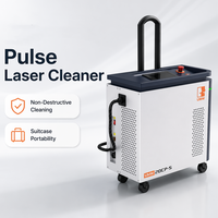 Machine de nettoyage laser refroidie par air à impulsion de valise haute puissance 300W Nettoyeur laser robuste avec largeur de 200mm