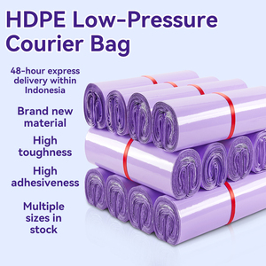 Sacs express en polyéthylène violet RUIQI, sacs logistiques auto-scellants, sacs d'emballage de marchandises, sacs de transport résistants aux déchirures - Product Image 1