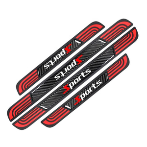 Placas Protectoras Antiarañazos <span class=keywords><strong>para</strong></span> Puertas de Coche con Textura de Fibra de Carbono Personalizadas, Adhesivos Decorativos Universales Impermeables <span class=keywords><strong>para</strong></span> el Exterior del Automóvil - Product Image 5