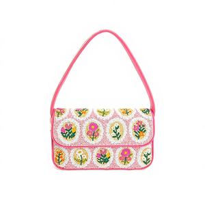 Bolsos de playa con cuentas de diseñador para mujer, bolsos de mano tejidos a mano para mujer, bolsos de regalo con bordado. - Product Image 1