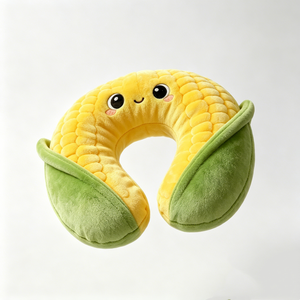 Customized Corn U-Shaped Plush <b>Neck</b> Pillow, Cute Cartoon Corn Travel <b>Neck</b> <b>Cushion</b> Plush - Product Image 3