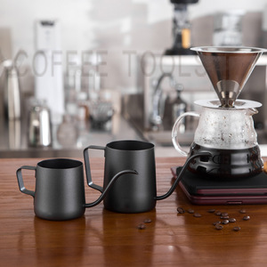 กาต้มน้ำคอห่าน Kafei Shi ทำจากสแตนเลส 304 สำหรับชงกาแฟดริป แบบเรียบง่าย - Product Image 4