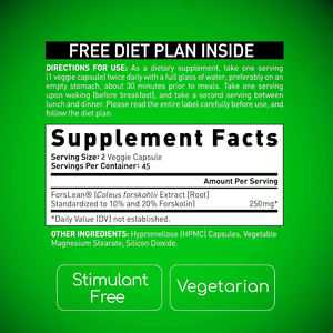 Capsules de <span class=keywords><strong>Forskolin</strong></span> OEM/ODM pour la gestion du poids, favorisant le métabolisme, supplément de fibres alimentaires - Product Image 2