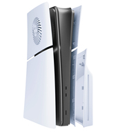 Coque supérieure de remplacement pour console PS5 Slim, coque latérale anti-poussière, dissipateur de chaleur pour Playstation 5 Slim, accessoires