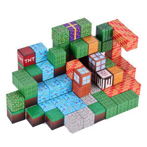 Bloques de Construcción Magnéticos de Plástico en Forma de Cubo, Juguete <span class=keywords><strong>Educativo</strong></span> DIY para Niños - Desarrolla la Inteligencia - Product Image 4