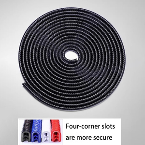 5 mètres voiture en forme de U porte moulure garniture voiture porte bord gardes Clips métalliques coupe-froid protection pointu accessoires extérieurs - Product Image 2