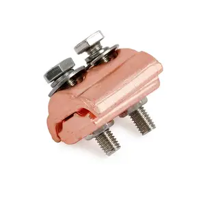 WZUMER CUPG Cable Connector Electrical Bolt Base Overhead Line Tap Copper Parallel Groove Clamp