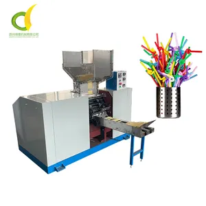 Factory Price Automatic Flexible Artistic Pla Plastic Drinking Straw Bending Machine