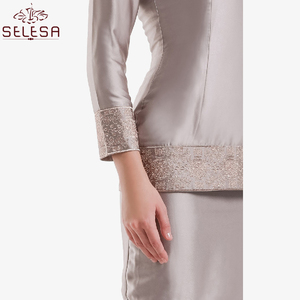 Online <strong>Wholesale</strong> Price High Quality Pink Modern <strong>Baju</strong> Kurung <strong>Malaysia</strong> Clothing Ljuddampare <strong>Kebaya</strong> Muslim - Product Image 5