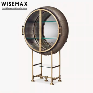 WISEMAX mobili di lusso moderno soggiorno mobile angolo angolo <span class=keywords><strong>Bar</strong></span> armadietto di vetro vino vetrina per Home <span class=keywords><strong>Bar</strong></span> - Product Image 5