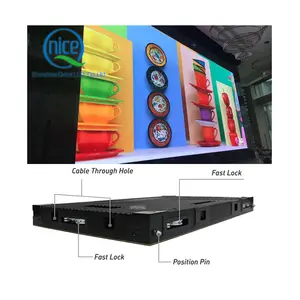 Layar LED HD Pitch Piksel Kecil P0.9 P1.25 P1.56 P1.875 P2.08 P2.5 Tampilan Dinding Video TV LED Layanan Depan Dalam Ruangan Diskon Besar
