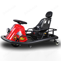 Kart électrique commercial pour enfants et adultes - Vitesse réglable jusqu'à 25 km/h, capacité de charge de 120 kg, utilisation en extérieur
