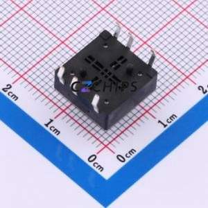 K1-1535DA-04 Multi-Function Switch Through hole Component (THT),12.4x12.4mm Switch - Product Image 2