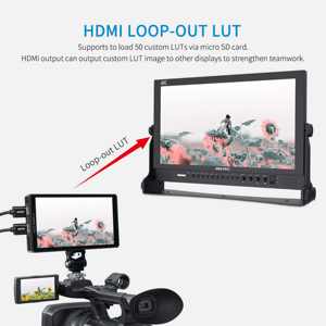 FEELWORLD CUT6S 6 pollici IPS Display 450nits FHD Touch Screen Monitor registratore FHD IPS 4K HDMI 3G-SDI Dslr Monitor da campo - Product Image 4