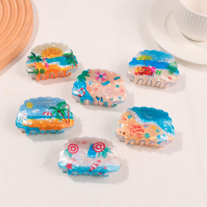 คลิปหนีบ<span class=keywords><strong>ผม</strong></span><span class=keywords><strong>ทรง</strong></span>เปลือกหอยสำหรับผู้หญิงคลิปหนีบ<span class=keywords><strong>ผม</strong></span>รูปปลาฉลามชายหาดฤดูร้อน - Product Image 3