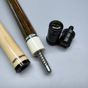 Tacos de billar de alta calidad Until Dawn con junta de acero inoxidable y mango de madera de arce para uso en clubes de billar - Product Image 3