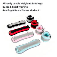En gros, Poids de poignet et de cheville, Sacs de sable lestés pour les jambes, avec sangle réglable auto-agrippante pour la danse, la course à pied, l'entraînement à domicile et l'entraînement de force